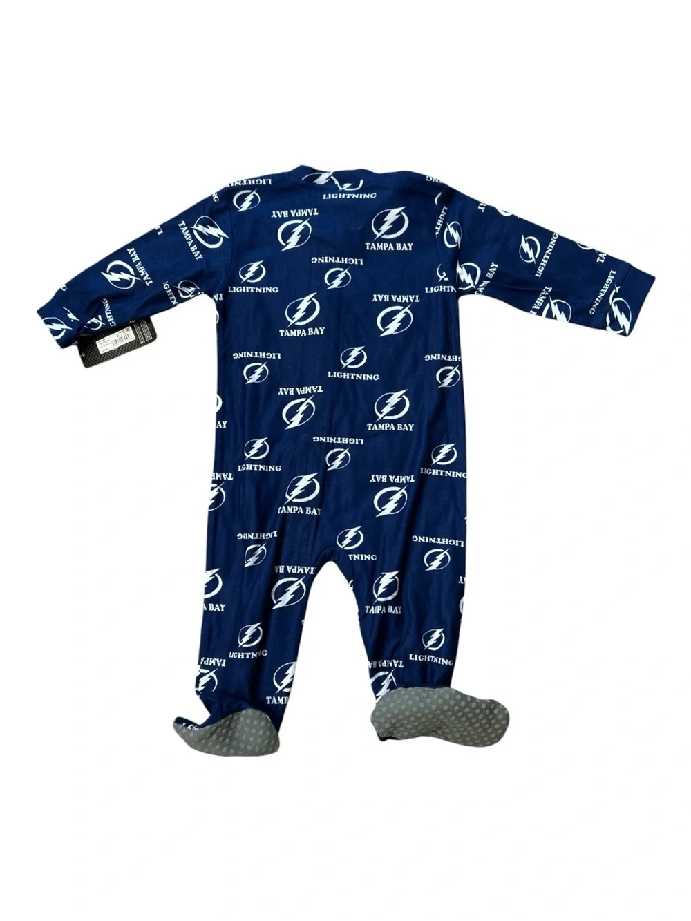 NHL Tampa Bay Lightning Fleece Footed Infant Sleeper Romper Sz. 18 months NEW